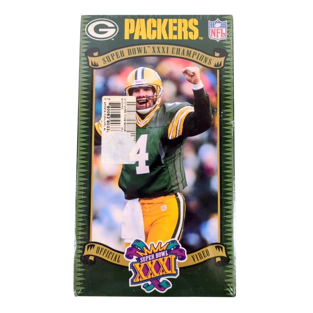 Packers Super Bowl XXXI Champions VHS 1997 NFL Films PolyGram Video New Sealed